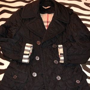 BURBERRY LONDON Black Quilted Jacket